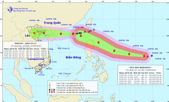 bao so 5 tien thang vung bien quang ninh nam dinh sieu bao mangkhut noi got vao bien dong