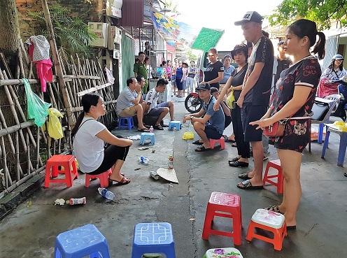 hai phong triet pha o bac hoat dong giua khu dan cu