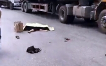 bac ninh be gai 13 tuoi tu vong duoi banh container khi dang di mua do dung hoc tap