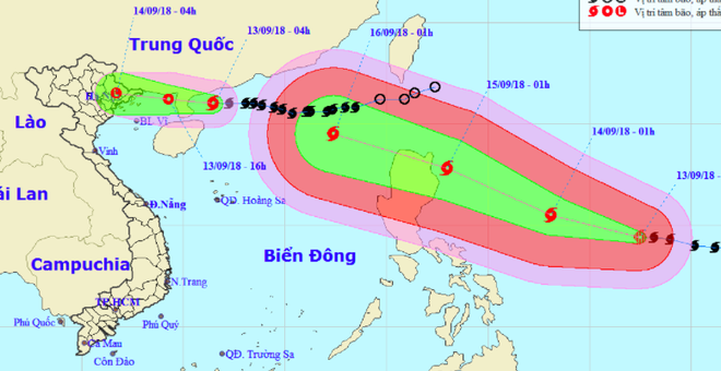 bao so 5 gay mua lon o bac bo sieu bao mangkhut giat tren cap 17 tien nhanh vao bien dong