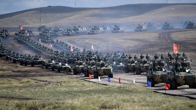 tap tran vostok 2018 gau nga de con ac mong cua nato sap bat dau