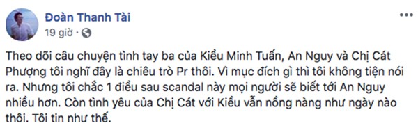kieu minh tuan an nguy thua nhan yeu nhau loat sao viet noi gi