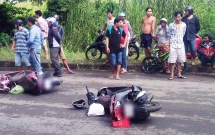 tphcm bi container tong chet tren duong ve que ra mat gia dinh chang trai om thi the nguoi yeu khoc ngay dai