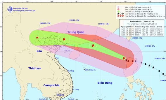 sieu bao mangkhut da vao bien dong tro thanh bao so 6