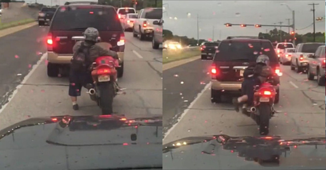 chan ngan nhung dam me xe phan khoi lon thanh nien tao nen hinh anh hai huoc tren pho