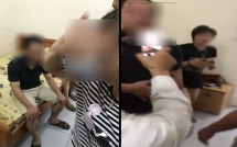 can bo cong an bi bat qua tang vao nha nghi voi vo nguoi khac o ha noi chi vao de noi chuyen