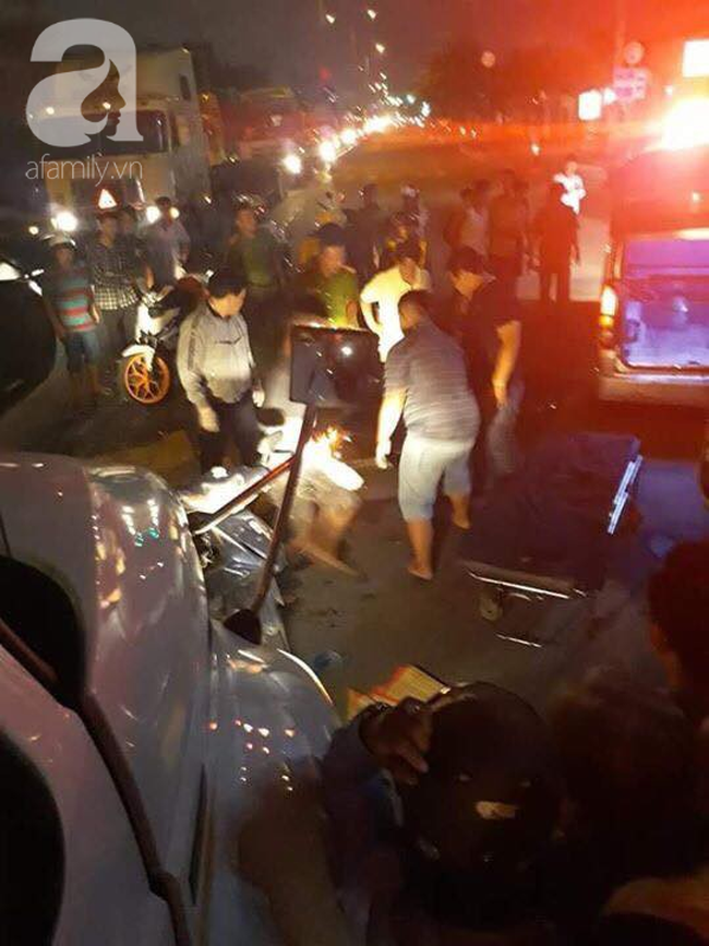 tphcm bop coi xin duong lien tuc nhung bi tan cong tai xe container dam chu xe may chet tai cho