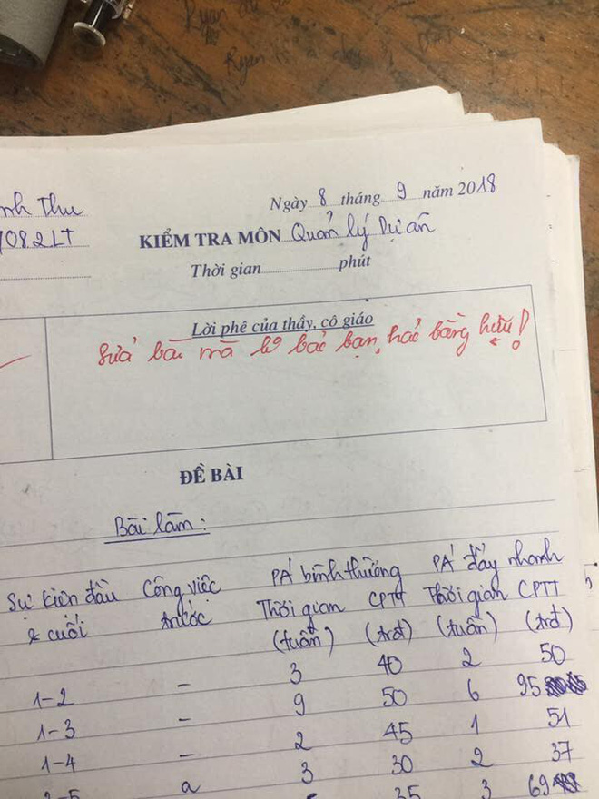 doc thau y do sinh vien luoi loi phe ba dao cua giang vien dang duoc chia se ran ran