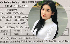 le au ngan anh bi ban than nghi ngo trinh do hoc van