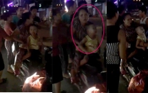 video sieu thi auchan tan hoang nhu bai chien truong vi khach do xo toi mua hang thanh ly