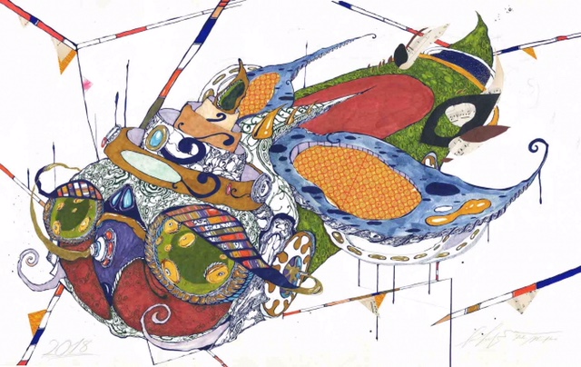 trien lam vay muc lay cam hung tu sinh vat bien huyen bi noi bien sau