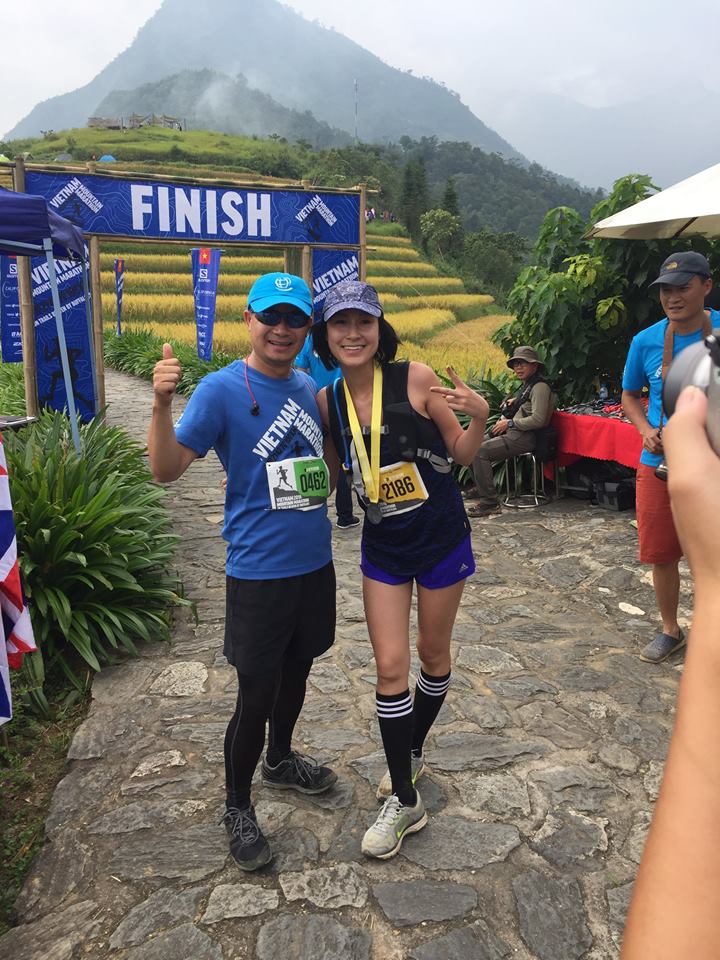 ngoi sao de mai tinh kathy uyen chinh phuc 21km vuot nui sa pa