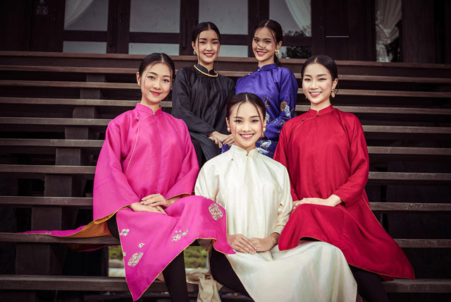 dan nguoi dep hoa hau viet nam 2016 tuyet dep trong trang phuc ao dai