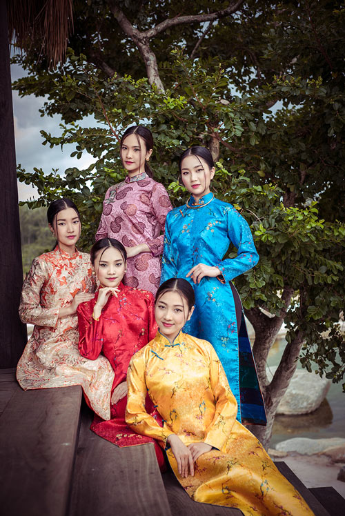 dan nguoi dep hoa hau viet nam 2016 tuyet dep trong trang phuc ao dai