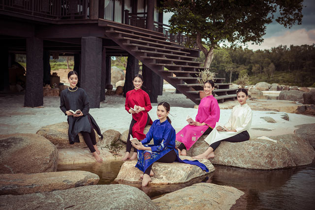 dan nguoi dep hoa hau viet nam 2016 tuyet dep trong trang phuc ao dai