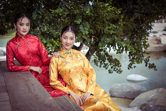 dan nguoi dep hoa hau viet nam 2016 tuyet dep trong trang phuc ao dai