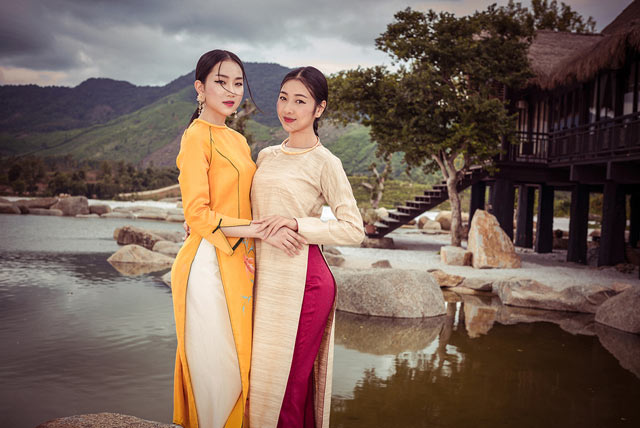 dan nguoi dep hoa hau viet nam 2016 tuyet dep trong trang phuc ao dai