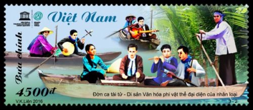 chinh thuc phat hanh bo tem don ca tai tu nam bo