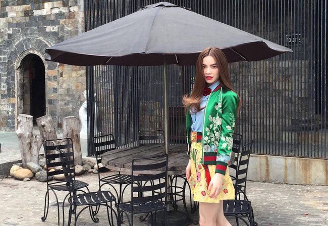 ho ngoc ha xuat hien tren instagram cua gucci
