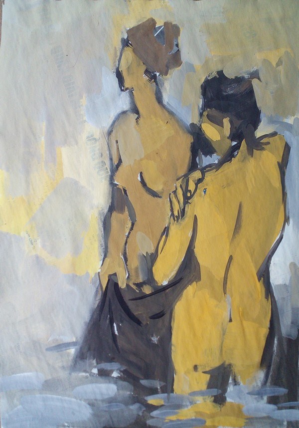 ban tranh nude ung ho dong bao lu lut mien trung
