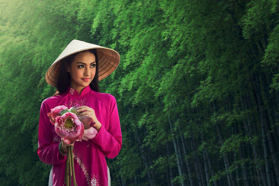 ve dep ta ao dai viet nam qua ong kinh nhiep anh gia nguoi thai lan