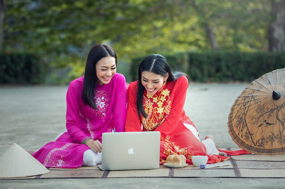 ve dep ta ao dai viet nam qua ong kinh nhiep anh gia nguoi thai lan