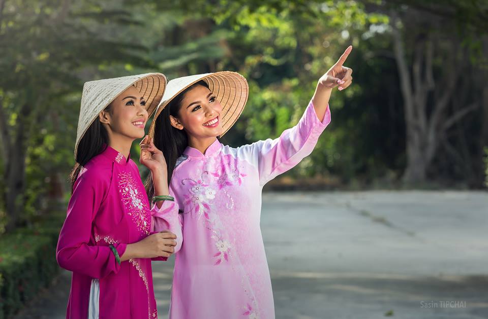ve dep ta ao dai viet nam qua ong kinh nhiep anh gia nguoi thai lan