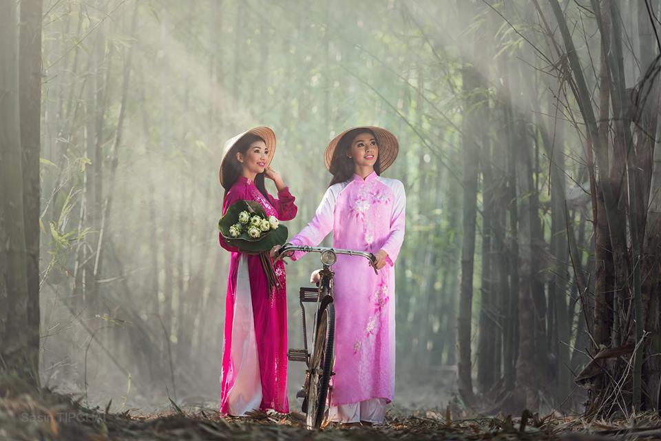 ve dep ta ao dai viet nam qua ong kinh nhiep anh gia nguoi thai lan
