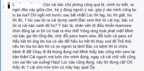 lum xum vu quan net bi truc trac lien tuc sau khi chu quan cai nhau voi nhan vien cai phan mem quan ly