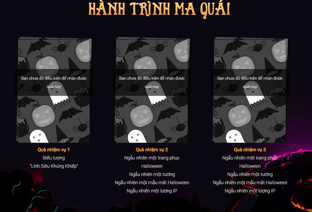 lien minh huyen thoai nhan dip halloween garena cho game thu viet 2 nhiem vu nhan trang phuc sieu hiem