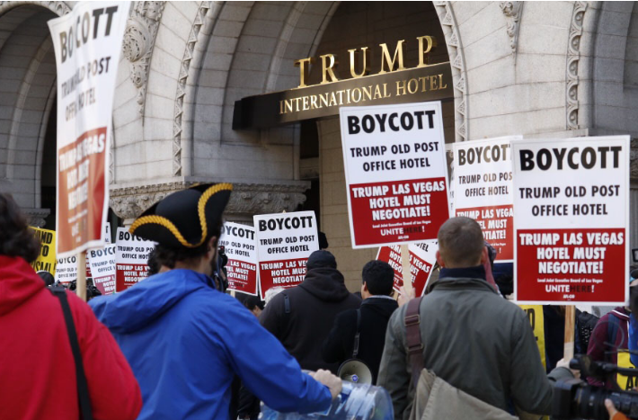 can canh khach san hang sang cua ung cu vien tong thong my donald trump