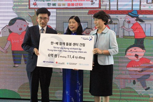 cong bo du an viet han chung tay cham soc tai tp can tho