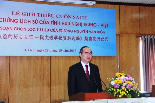 gioi thieu cuon sach minh chung lich su cua tinh huu nghi trung viet