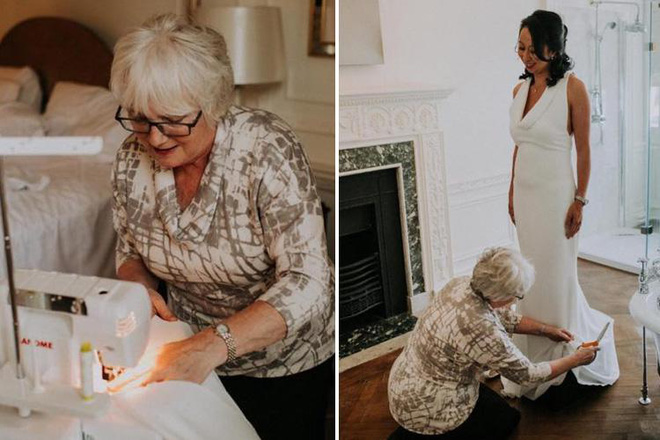 sat gio lam le van chua co vay cuoi co dau bat khoc khi duoc mot ba tien giai cuu