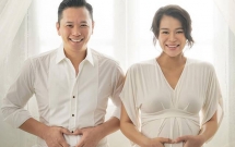 vo chong ho hanh nhi ngot ngao chup anh ky niem truoc khi lam bon