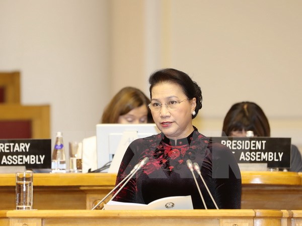 chu tich quoc hoi phat bieu tai phien thao luan toan the ipu 137