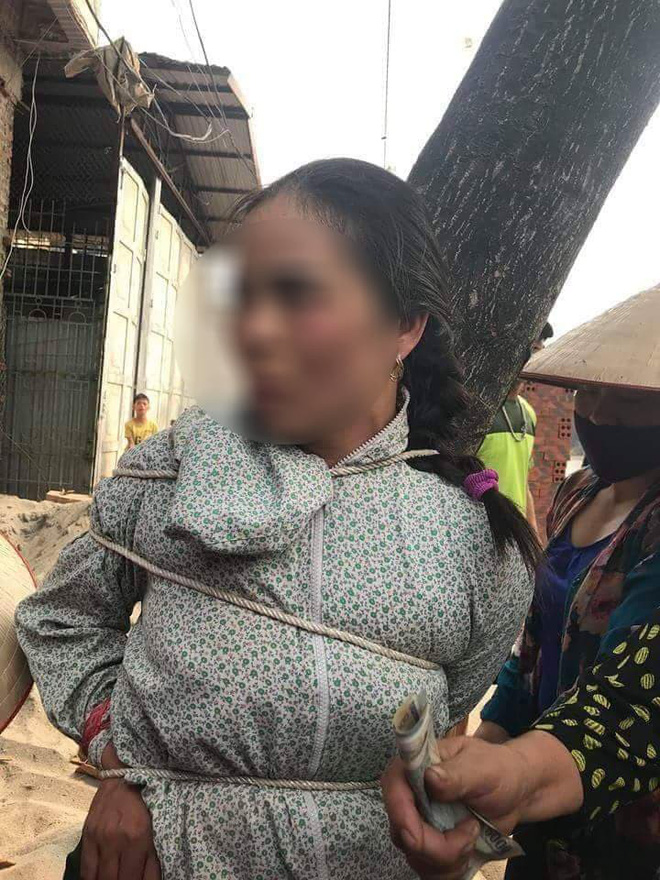 thuc hu chuyen nguoi phu nu bi troi vao goc cay vi thoi mien cuop tai san o vinh phuc