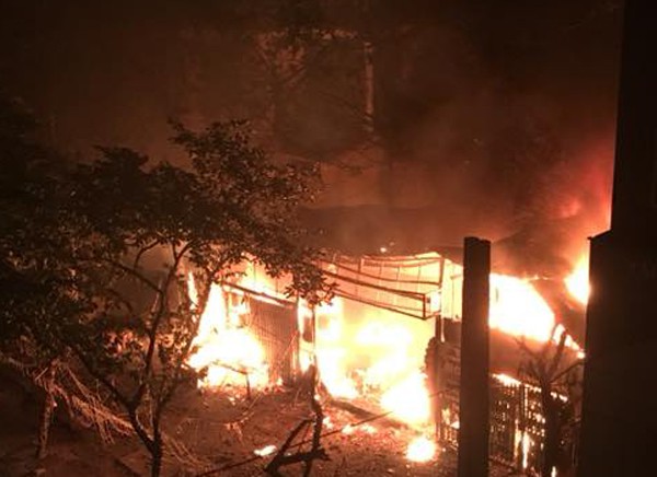 ha noi dang ngon giac nguoi dan hot hoang phat hien dam chay du doi tai chua lang