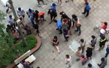 ha noi nguoi phu nu bi ban 2 phat sung nghi do mau thuan vo chong tai chung cu
