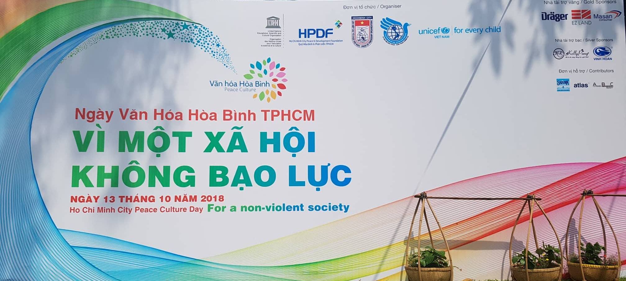 ngay van hoa hoa binh tphcm vi mot xa hoi khong bao luc