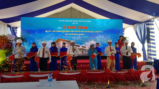 giua tam bao nha hat giao huong tai thu thiem tphcm khoi cong xay dung benh vien truyen mau huyet hoc 1000 ty dong