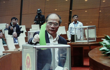 cuoi gio chieu nay se cong bo ket qua phieu tin nhiem 50 lanh dao