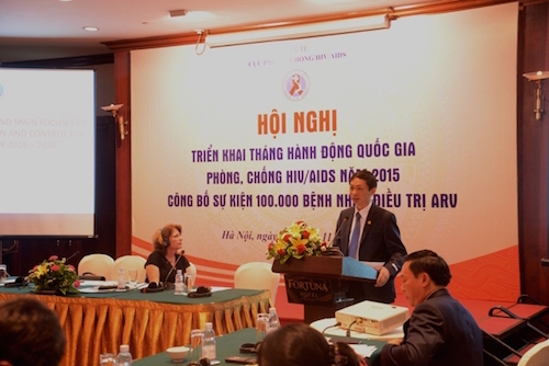 bo y te trien khai thang hanh dong phong chong hiv aids nam 2015