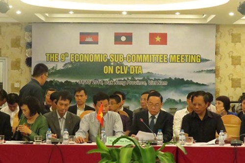 hoi nghi tieu ban kinh te lan thu 9 khu vuc tam giac phat trien campuchia lao viet nam