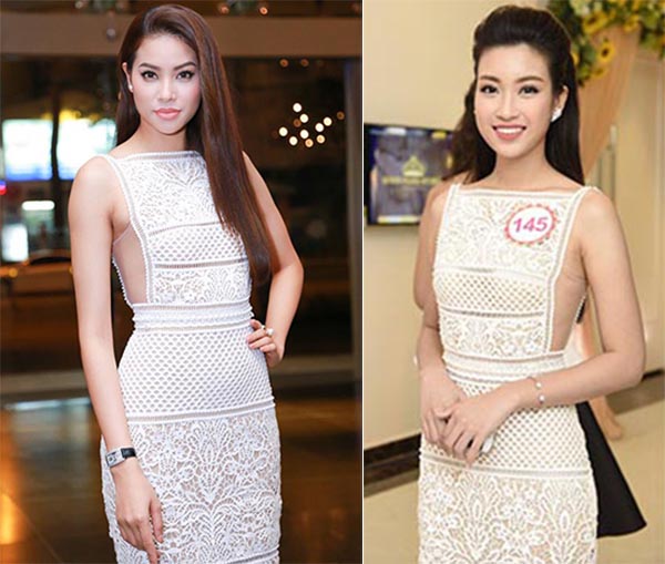 hoa hau do my linh va dieu do trong cach an mac