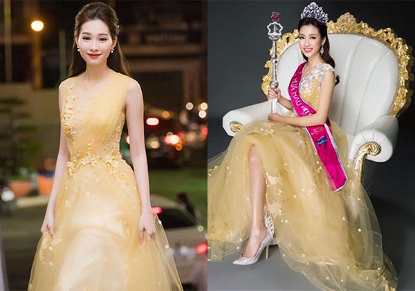 hoa hau do my linh va dieu do trong cach an mac