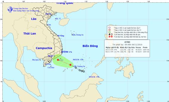 ap thap tien vao bien dong gay mua o nam bo