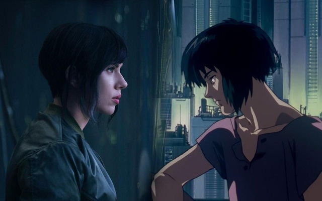 he lo trailer phim ghost in the shell scarlett johansson vao vai nguoi may canh sat