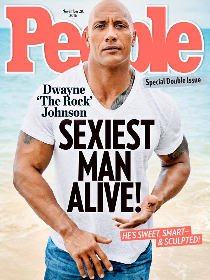 dwayne the rock johnson nguoi dan ong quyen ru nhat nam 2016