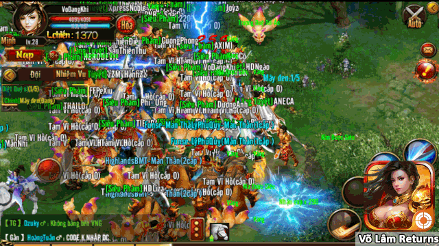 dan cay vo lam returns hua nhau tranh bai train quai voi tien tan thu